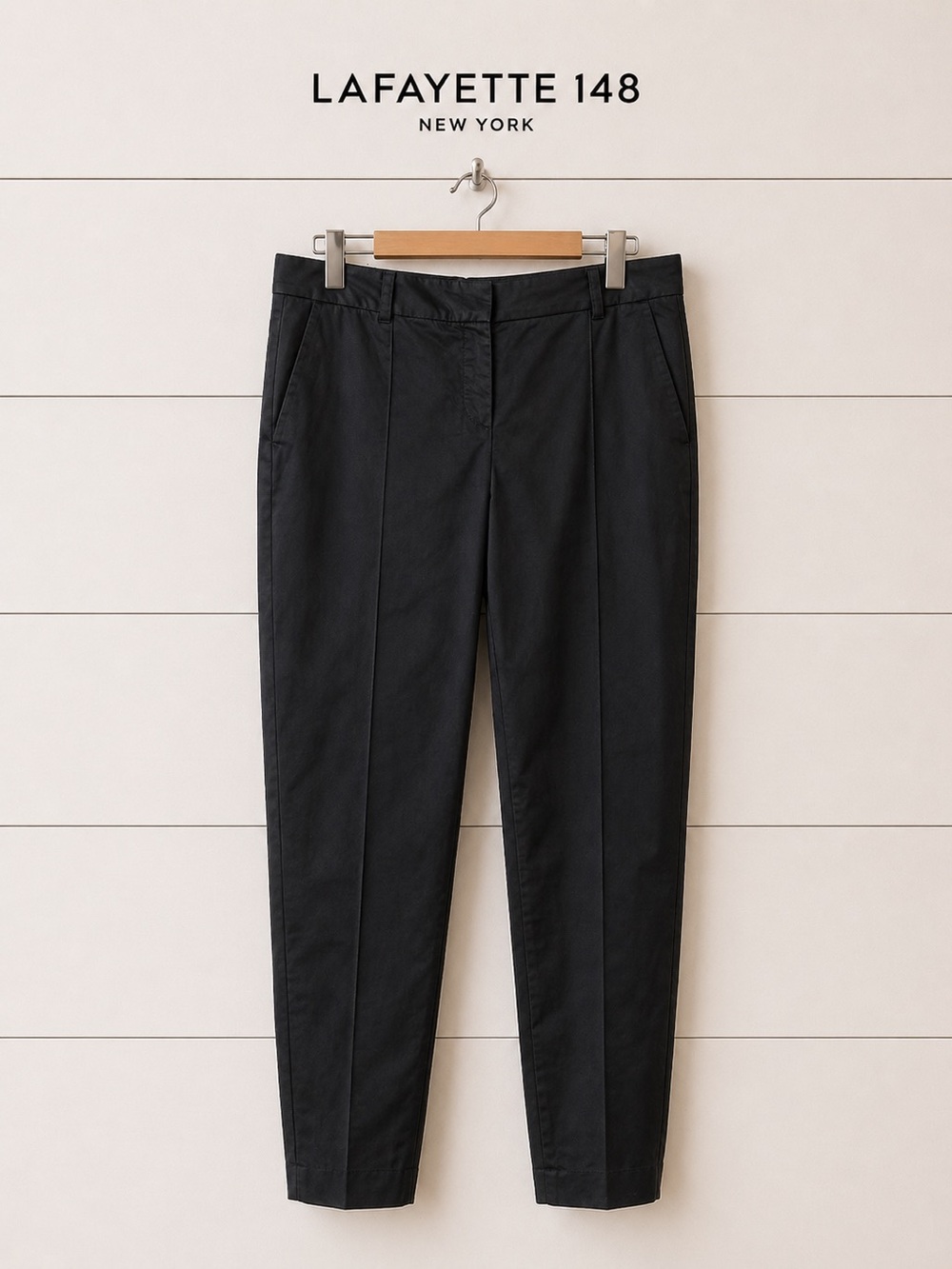 LAFAYETTE 148 NEW YORK – Black Cropped Barrel Pants – Size 12
